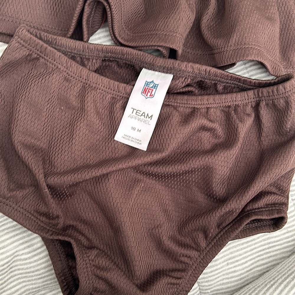 NFL Cleveland browns baby girl outfit size 18 months - Picture 5 of 8